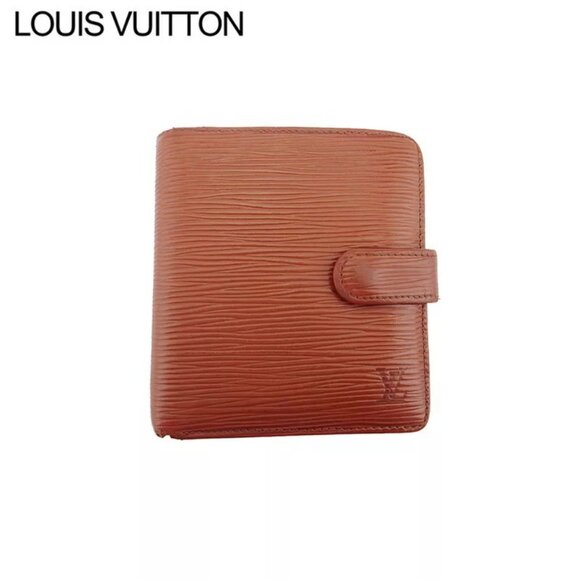 LOUIS VUITTON Bifold Wallet Epi Epi Leather Authentic Used - Picture 1 of 11